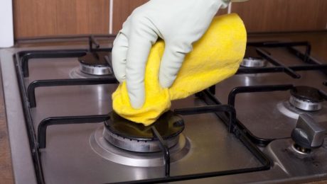 Limpar grades do fogão